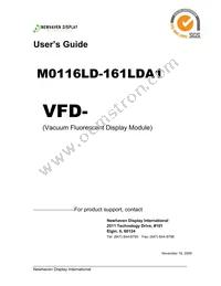 M0116LD-161LDA1 Datasheet Cover