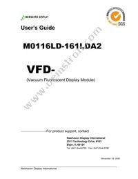 M0116LD-161LDA2 Datasheet Cover