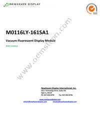 M0116LY-161LSAR1 Cover