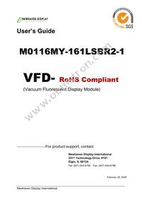 M0116MY-161LSBR2-1 Datasheet Cover
