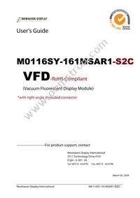 M0116SY-161MSAR1-S2C Datasheet Cover