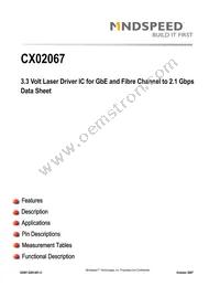 M02067G-09-T Datasheet Cover