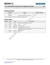M02094-12 Datasheet Page 2