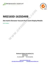 M0216SD-162SDAR8 Datasheet Cover