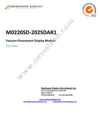 M0220SD-202SDAR1 Cover