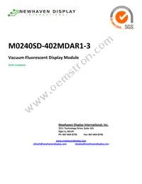 M0240SD-402MDAR1-3 Cover