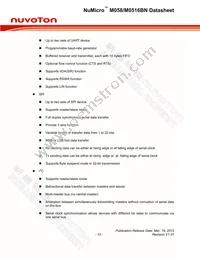 M0516ZBN Datasheet Page 10