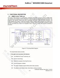 M0516ZBN Datasheet Page 21