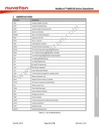 M0518SD2AE Datasheet Page 11