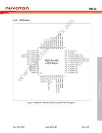 M0519VE3AE Datasheet Page 15