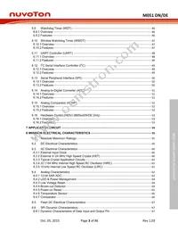 M054ZDE Datasheet Page 3