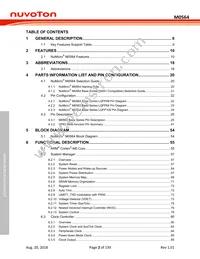 M0564VG4AE Datasheet Page 2