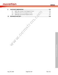 M0564VG4AE Datasheet Page 5