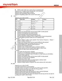 M0564VG4AE Datasheet Page 13