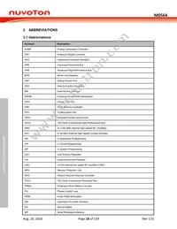 M0564VG4AE Datasheet Page 18