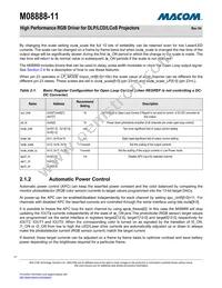 M08888G-11 Datasheet Page 17