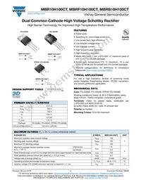 M10H100CTHE3_A/P Datasheet Cover