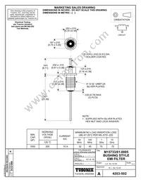 M15733/61-0005 Datasheet Cover