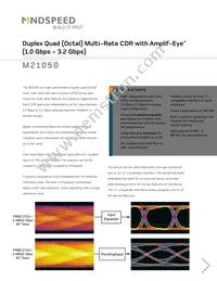 M21050G-15 Datasheet Cover