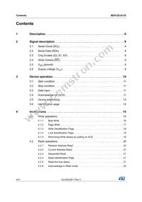 M24128-DRDW3TP/K Datasheet Page 2