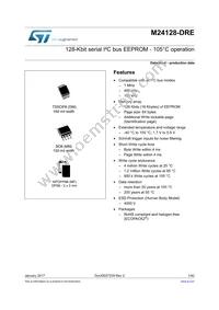 M24128-DRMN8TP/K Datasheet Cover