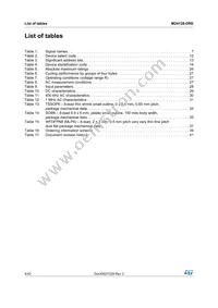 M24128-DRMN8TP/K Datasheet Page 4