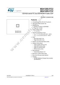 M24128S-FCU6T/T Datasheet Cover