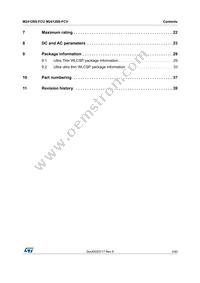 M24128S-FCU6T/T Datasheet Page 3