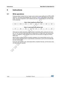 M24128S-FCU6T/T Datasheet Page 14