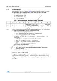 M24128S-FCU6T/T Datasheet Page 17