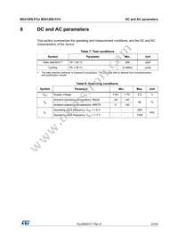 M24128S-FCU6T/T Datasheet Page 23