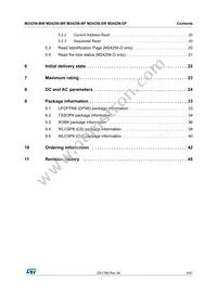M24256-BFCS6TP/K Datasheet Page 3