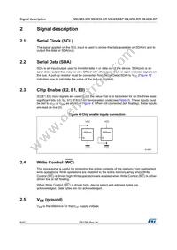 M24256-BFCS6TP/K Datasheet Page 8