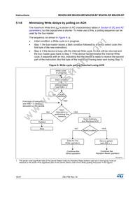 M24256-BFCS6TP/K Datasheet Page 18