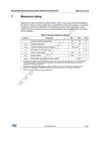 M24256-BFCS6TP/K Datasheet Page 23