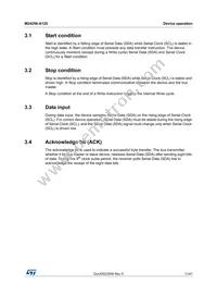 M24256-DRMF3TG/K Datasheet Page 11