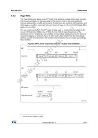 M24256-DRMF3TG/K Datasheet Page 17
