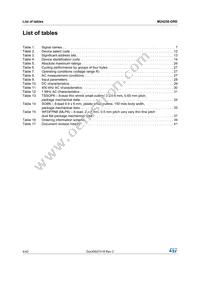 M24256-DRMN8TP/K Datasheet Page 4