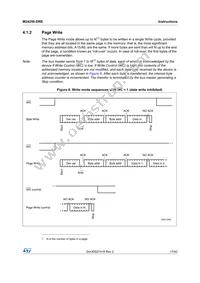 M24256-DRMN8TP/K Datasheet Page 17