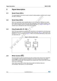 M24512-DRDW8TP/K Datasheet Page 8