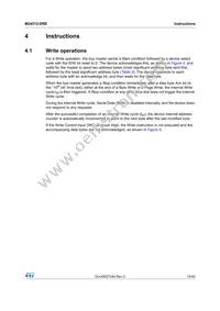 M24512-DRDW8TP/K Datasheet Page 15