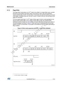 M24512-DRMN3TP/K Datasheet Page 17
