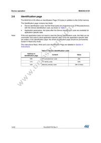 M24C02-DRMF3TG/K Datasheet Page 14