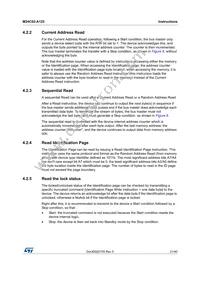 M24C02-DRMF3TG/K Datasheet Page 21