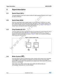 M24C04-DRDW8TP/K Datasheet Page 8