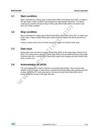 M24C04-DRDW8TP/K Datasheet Page 11
