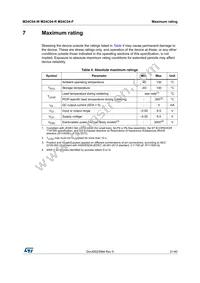 M24C04-WMN6P Datasheet Page 21