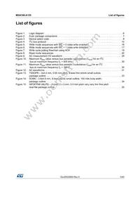 M24C08-DRMF3TG/K Datasheet Page 5