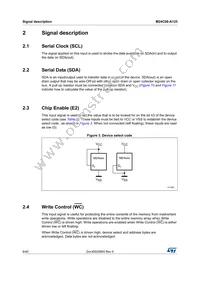 M24C08-DRMF3TG/K Datasheet Page 8