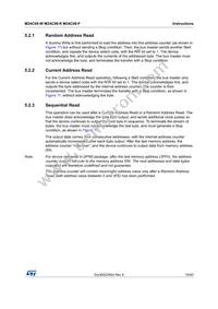 M24C08-WMN6T Datasheet Page 19
